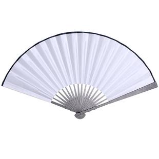 食肉者钛合金折扇子九寸十八方修蛇防卫功夫扇钢骨战术太极防身礼