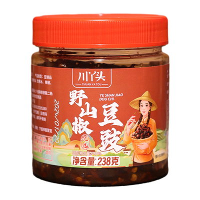 川丫头旗舰店野山椒豆豉