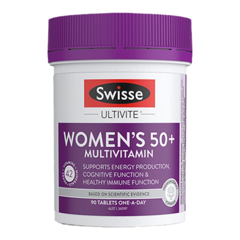 Swisse斯维诗女士中老年人复合维生素50+女性多维补钾增强抵抗力
