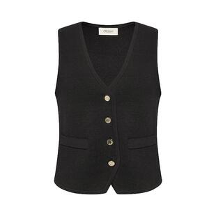 宋茜同款CRUSH Collection早春西装马甲V领背心内搭上衣女