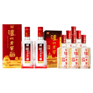 泸州老窖六年窖头曲整箱+八年窖和之礼浓香型白酒