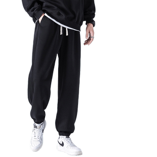 迈特优加绒裤子男士冬季加厚卫裤工装宽松运动裤秋冬休闲长裤