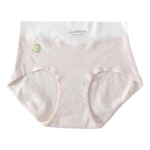 A类婴儿棉内裤女胖mm200斤大码100%纯棉抑菌档高腰无痕彩纱原棉