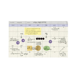 韩国analogue keeper周月计划可撕便签本便条备忘录清单待办ins风