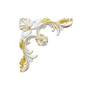 法式pu吊顶角花线条石膏转角饰花欧式天花吊顶雕花顶角花造型装饰