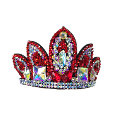 闪亮水钻柔软艺术体操比赛头饰