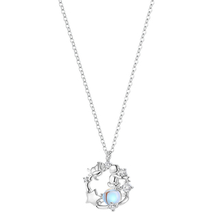 卡蒂罗小王子与玫瑰星球项链女925银轻奢小众设计生日礼物送女友