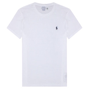 RALPH LAUREN/拉夫劳伦男士经典logo小马标圆领短袖T恤 710680785