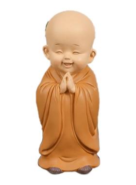 少林寺小和尚创意家居摆件树脂工艺品桌面客厅软装装饰品节日礼品