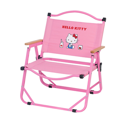 卡通HelloKitty户外折叠亲子露营便携式凳子野餐克米特椅子可定制