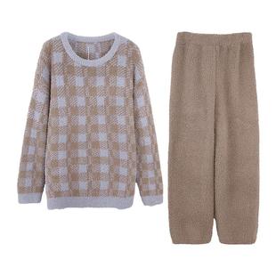 安之伴【巨保暖】男士睡衣秋冬季2025新款半边绒加厚珊瑚绒家居服