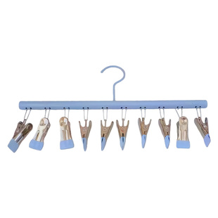 袜子晾晒架晾衣架多夹子不锈钢多功能阳台内衣裤挂架神器防滑防风