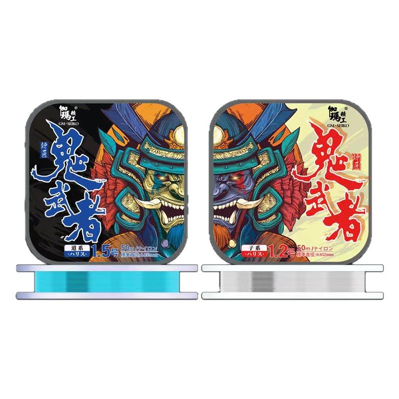伽玛精工鬼武者鱼线主线日本进口原丝线超强拉力子线尼龙线钓鱼线