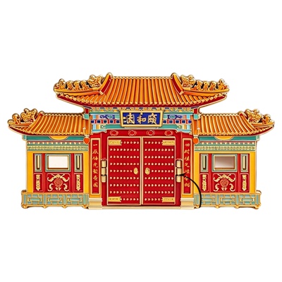 北京颐和园金属冰箱贴故宫北海地标吊坠大号故宫博物院文创纪念品