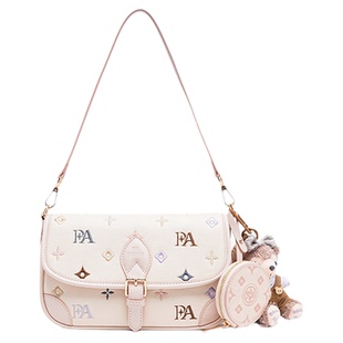 Daphne/达芙妮时尚可爱单肩包甜美风斜挎包女士通勤法棍包包25012