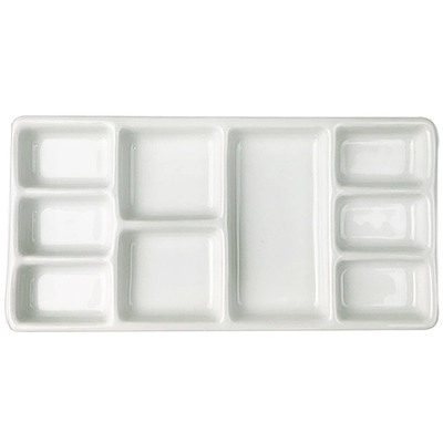 景德镇陶瓷调色盘长方形圆形异形