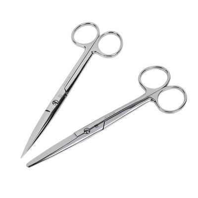 上海金钟手术剪不锈钢圆头