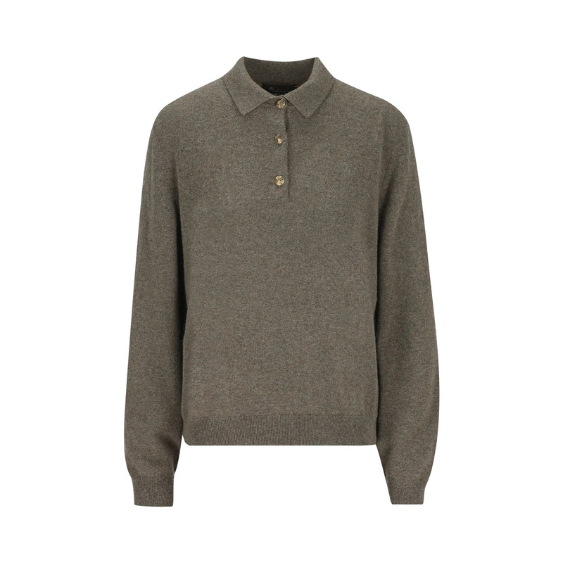 LORO PIANA 诺悠翩雅女士polo领羊绒针织衫毛衣 26秋冬意大利代购