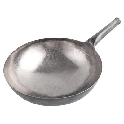 老聂家纯手工锻打京勺纯钛钛锅