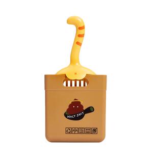 捣乱派对 猫砂铲大号细小孔猫咪铲屎神器猫沙屎铲收纳盒套装铲子