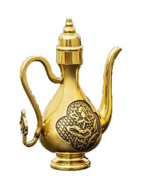酒壶仿古风黄铜摆件财神佛具用品