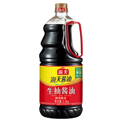 海天生抽酱油2.2kg家用商用