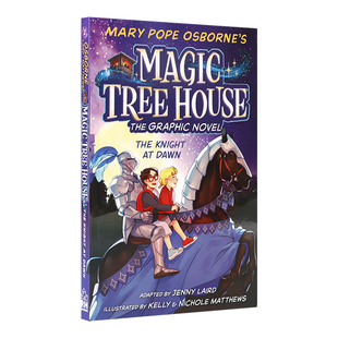 神奇树屋漫画版Magic Tree House Graphic Novel #2: The Knight At Dawn黎明骑士英文原版小说儿童文学故事图画书魔法树屋
