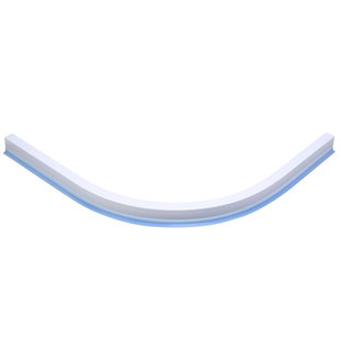 星美浴室弧形挡水条免打胶卫生间地面防水转角扇形阻水淋浴房隔水