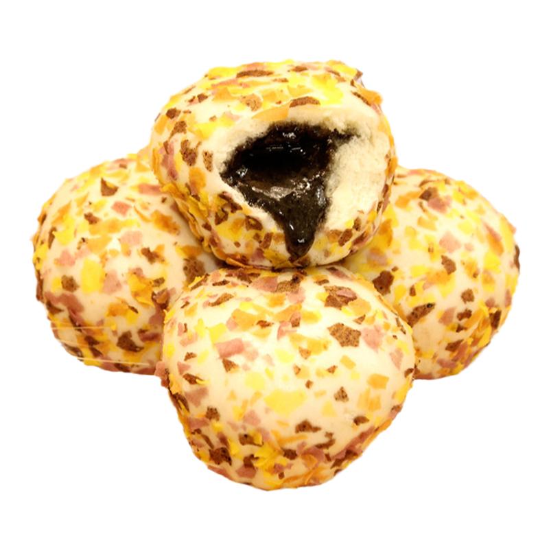 北记溢汁金麦包300g/袋/10个黑芝麻粗粮包子懒人儿童营养早餐面点