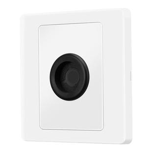 86型有孔白色遮丑遮洞开关装饰盖板插座出线孔洞橡胶网线遮盖面板