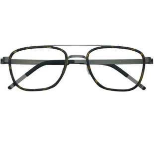 纯钛超轻双梁复古手工轻奢文艺近视眼镜框眼镜架男女时尚潮飞行员