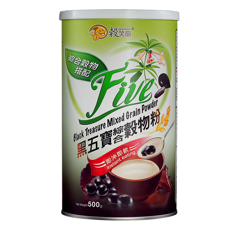 台湾五黑早餐谷物即食黑五宝粉