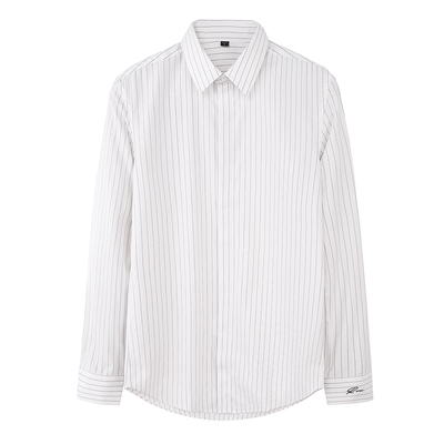 夏季商务风百搭条纹衬衫