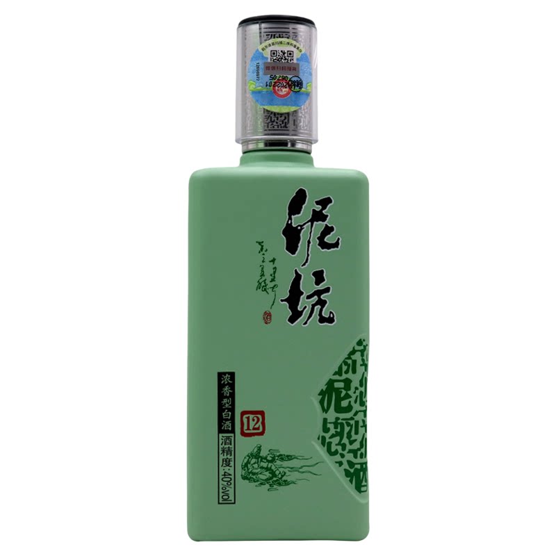 泥坑酒青花12浓香型500ml纯粮酿