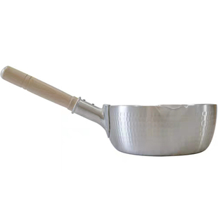 小葵川町屋 日本原装进口中尾铝锤纹雪平锅日式轻便平底料理炒锅