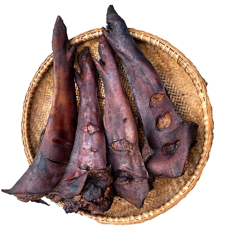 腊猪脚整只云南腊猪脚蹄贵州烟熏四川味特产农家风干熏肉火腿湖北