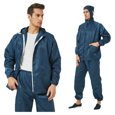 防静电喷漆防护服分体男女洁净