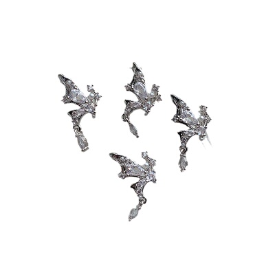 美甲花间蝶锆石合金钻