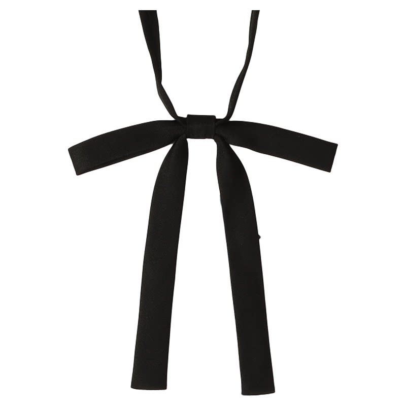 黑色领结jk日系学院风毕业照水手服领花制服衬衫领绳女配饰蝴蝶结