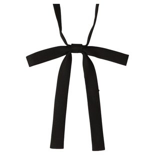 黑色领结jk日系学院风毕业照水手服领花制服衬衫领绳女配饰蝴蝶结