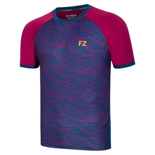 FZFORZA羽毛球服中性款运动短袖针织T恤吸湿排汗男女款FZ_PR2508M