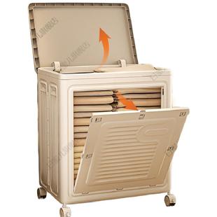 衣服收纳箱家用超大容量翻盖换季衣物被子整理箱可折叠收纳储物柜