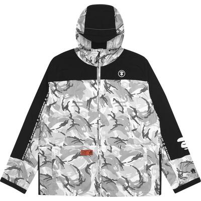 徽章字母印花夹克Aape春夏