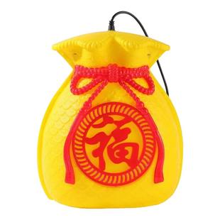 春节灯笼福袋中国风景观亮化树灯春节福字彩灯鞭炮喜庆装饰灯户外