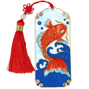 景泰蓝掐丝珐琅书签diy中国非遗手工材料套装珐琅画学生团建活动