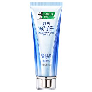DARLIE好来黑人深导白亮白成人去黄亮白含氟牙膏官方旗舰店正品