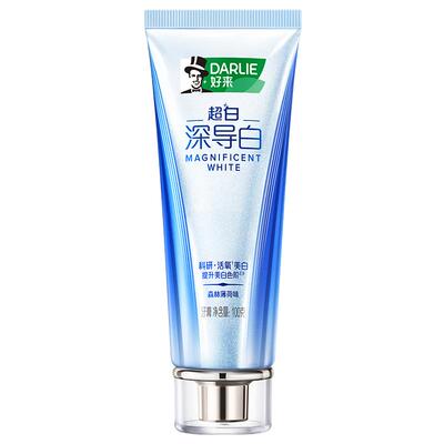 好来清新口气含氟美白黑人牙膏