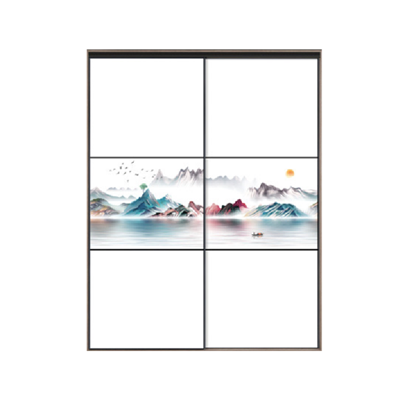 实木卧室推拉滑移门定制