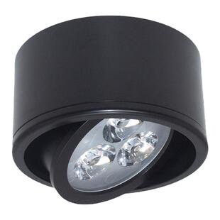 led明装筒灯过道灯免开孔吸顶背景墙可调超薄明装射灯圆形客厅