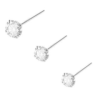 彩色爆闪绝美轻奢耳钉女2026新款爆款高级感耳骨钉养耳洞耳环耳饰